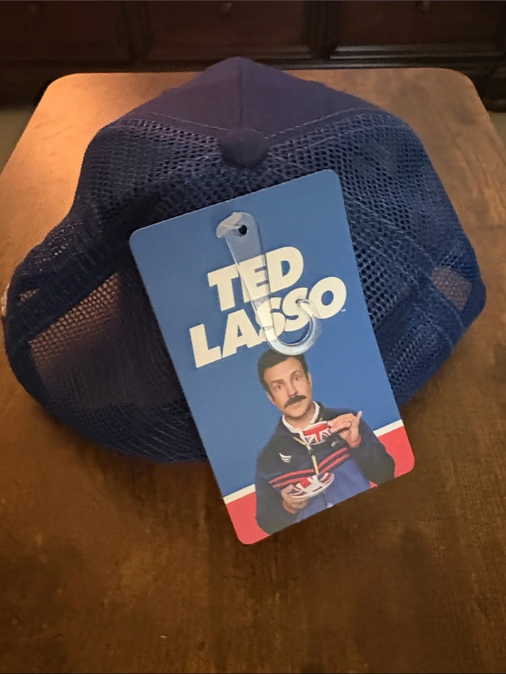 Alec Richmond Navy Logo Mesh Trucker Hat